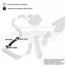 Патрубок интеркулера BMW BTH1195 FIRST