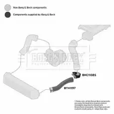 Патрубок интеркулера BMW BTH1197 FIRST