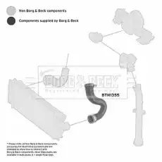 Патрубок интеркулера MERCEDES BTH1355 FIRST