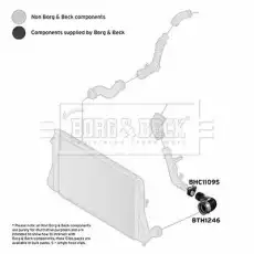 Патрубок интеркулера VW BTH1246 FIRST