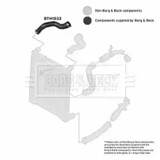 Патрубок интеркулера LAND ROVER BTH1533 FIRST