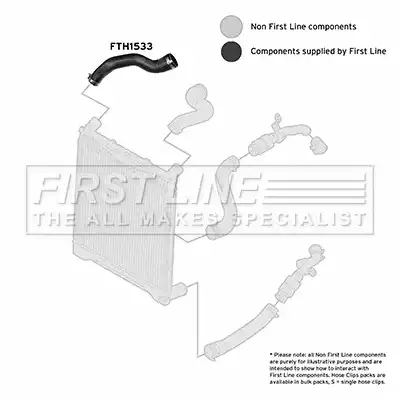 Патрубок интеркулера LAND ROVER FTH1533 FIRST