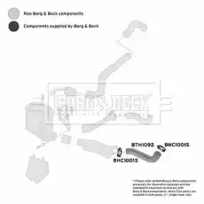 Патрубок интеркулера AUDI SEAT SKODA VW BTH1093 FIRST