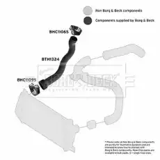 Патрубок интеркулера MERCEDES-BENZ BTH1324 FIRST