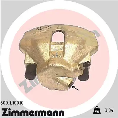 Суппорт тормозной ZIMMERMANN 600.1.10010