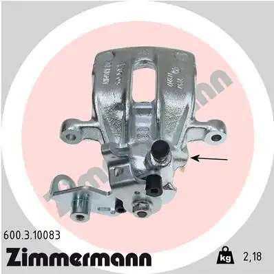 Суппорт тормозной ZIMMERMANN 600.3.10083