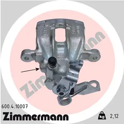 Суппорт тормозной ZIMMERMANN 600.4.10007