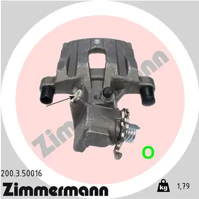 Суппорт тормозной ZIMMERMANN 200.3.50016