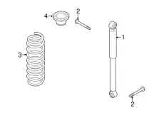 ABSORBER ASSY,RR SHOCK 4170065J01 SUZUKI