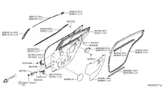 COVER DOORSASH 822D36CA1A NISSAN
