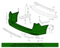 FACE, RR. BUMPER 04715THRA00ZZ HONDA