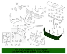 Решетка радиатора HONDA 71123THRA01