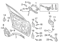 Ручка двери MAZDA DF7359415GE4