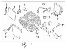 Отопитель воздушный NISSAN 271109DJ0A