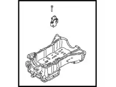 Поддон картера двигателя NISSAN 111106CA0B