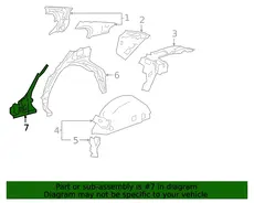 ПОРОГ 6140233030 TOYOTA / LEXUS