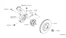 Ступица NISSAN 402026CA0A
