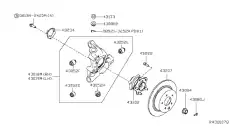 Ступица NISSAN 432026CA0A