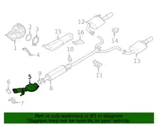 ТРУБА ВЫХЛОПНАЯ 200A06CB0A NISSAN