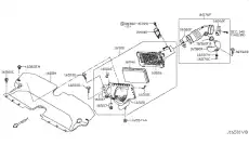 Фильтр воздушный NISSAN 165002V70A