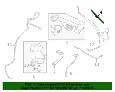 Щетка стеклоочистителя 288906CA1A NISSAN