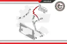 Патрубок интеркулера VW 24SKV044 SKV