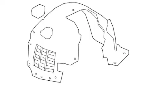 Подкрылок JAGUAR T4N26174