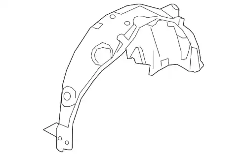 Подкрылок JAGUAR T4K9984