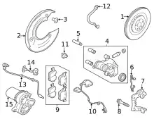 BREMSSCHEIBE T4A16879 JAGUAR