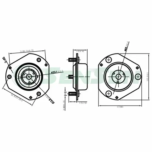 Опора амортизатора M61023 SENSEN