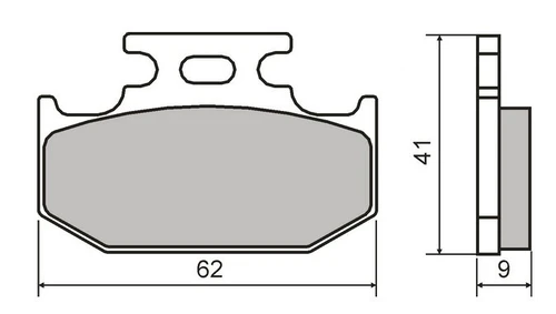 Тормозные колодки дисковые RMS 225101790