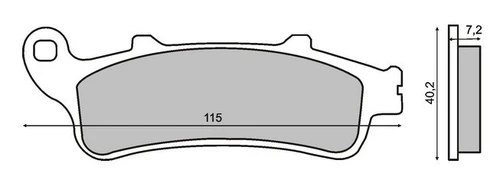 Тормозные колодки 225100970 RMS