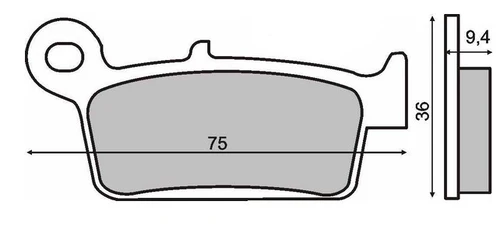 Тормозные колодки дисковые RMS 225102630