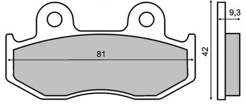 Тормозные колодки дисковые RMS 225100270