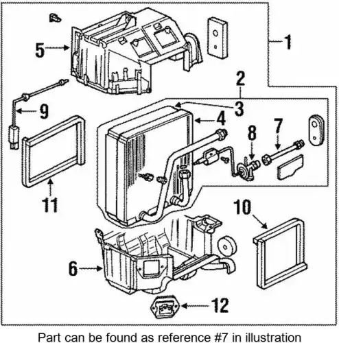 SENSOR, EVAP 8971707870 ISUZU
