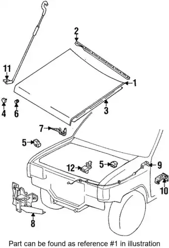 HOOD 8971913290 ISUZU