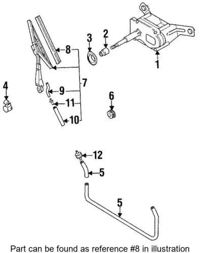 СТЕКЛООЧИСТИТЕЛЯ РЕЗИНКА 8978074840 ISUZU