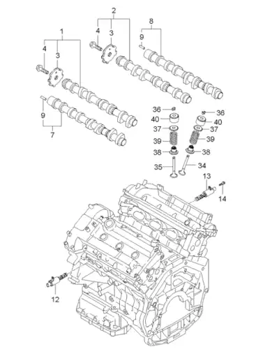 VALVE-INTAKE 222113C100 HYUNDAI