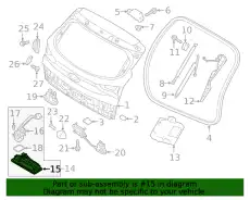 Ручка двери HYUNDAI / KIA 81260D3510