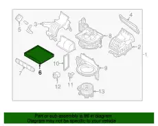 FILTER ASSY-AIR C2H79AP000 HYUNDAI