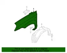 PANEL-FENDER RH 663212E110 HYUNDAI