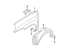 PANEL-FENDER RH 663212E110 HYUNDAI