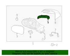 УКАЗАТЕЛЬ ПОВОРОТА 87614S1000 HYUNDAI
