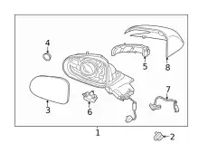 УКАЗАТЕЛЬ ПОВОРОТА 87614S1000 HYUNDAI