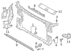 8W0121292C (AUDI),Воздуховод VAG