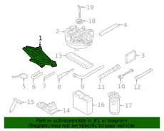 Домкрат VAG 4M0011031H