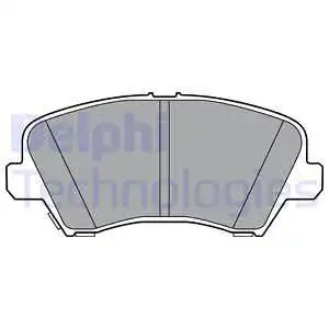 Тормозные колодки дисковые DELPHI LP3361