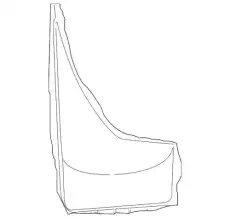 комплект брызговиков (2шт) D3F46AK000 MOBIS