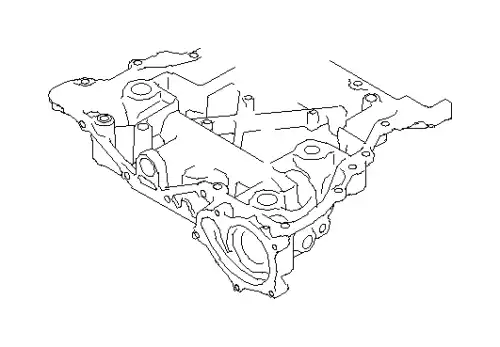 Поддон картера двигателя SUBARU 11120AA311