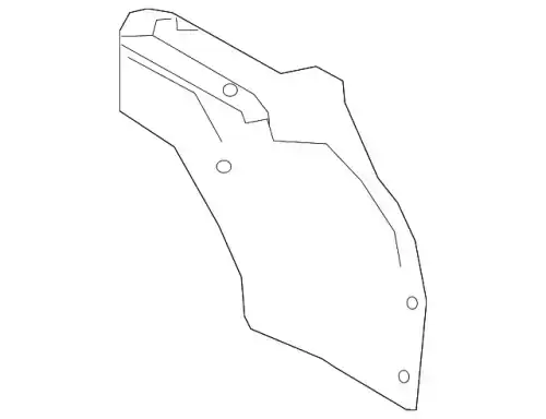 Подкрылок MOBIS 86822F2800